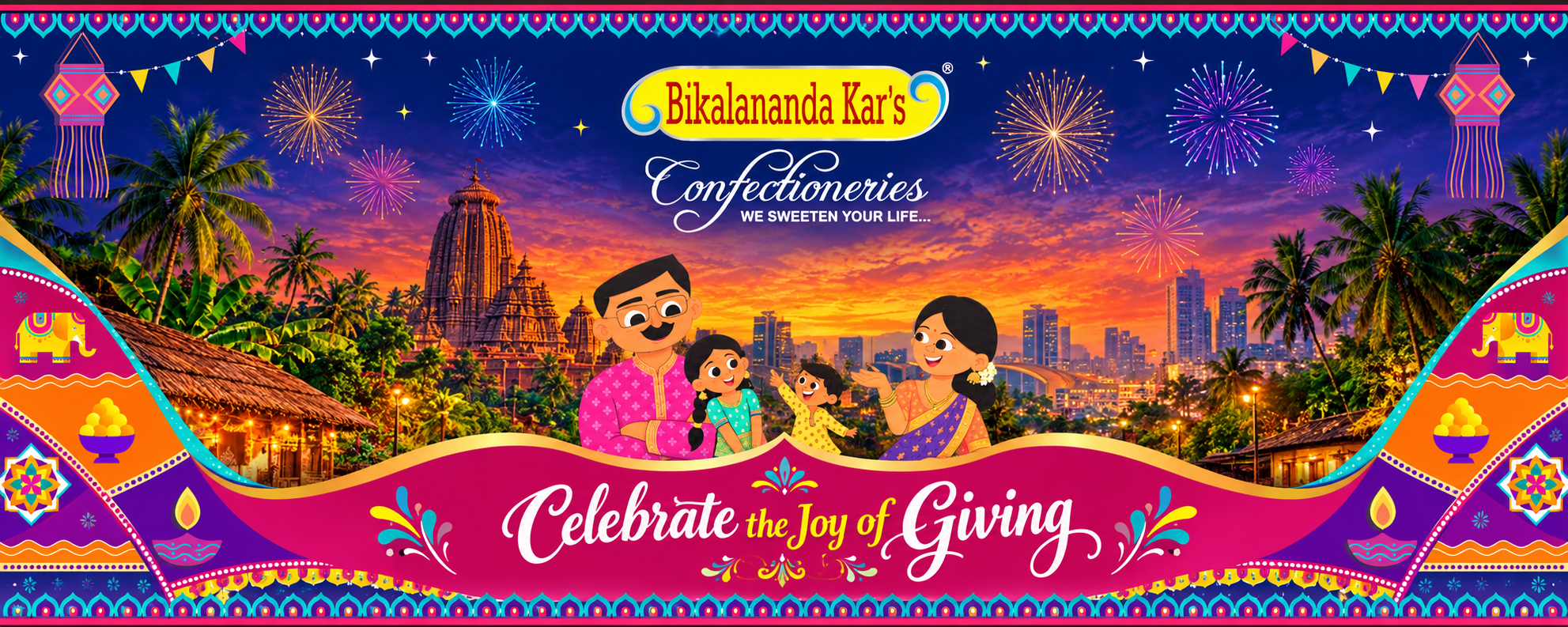 Diwali Celebration with Confectionery Family Joy